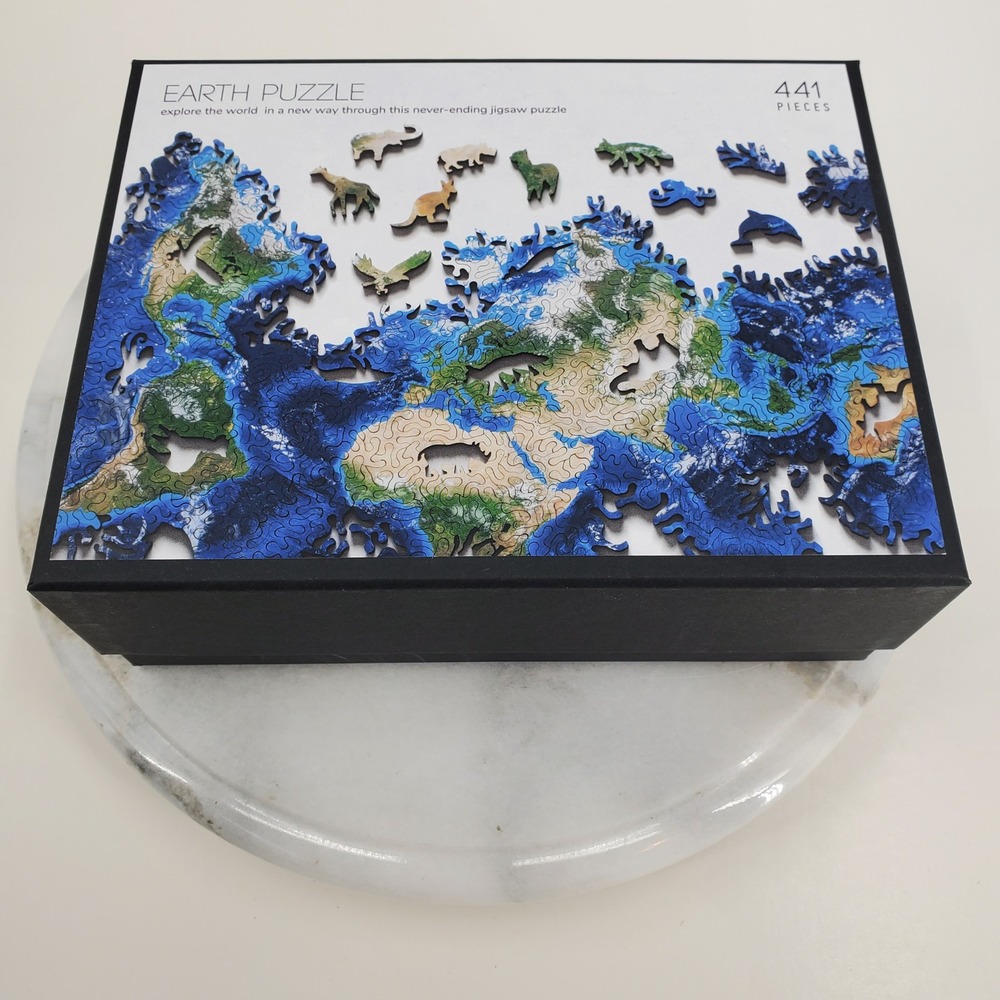 New Nervous System Earth Animals 441 Piece Birch Plywood Infinity Jigsaw Puzzle‎